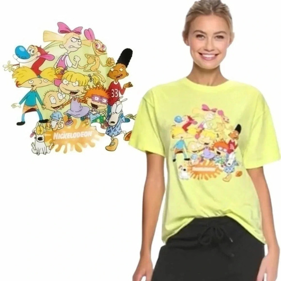 Nickelodeon Tops - Nickelodeon 90s Y2K Cartoon TV Tee‎ NWT